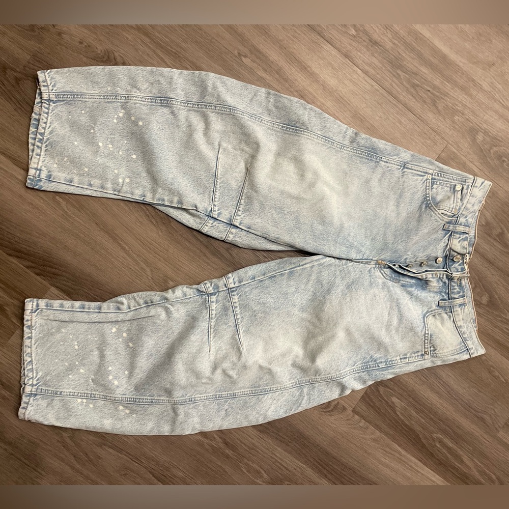 Free People Barrel Jeans